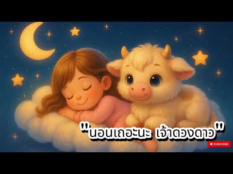 \นอนเถอะนะ เจ้าดวงดาว\ 1 ชั่วโมงเต็ม [ไม่มีโฆษณา] | เพลงกล่อมเด็ก เสียงอบอุ่น หลับสบาย