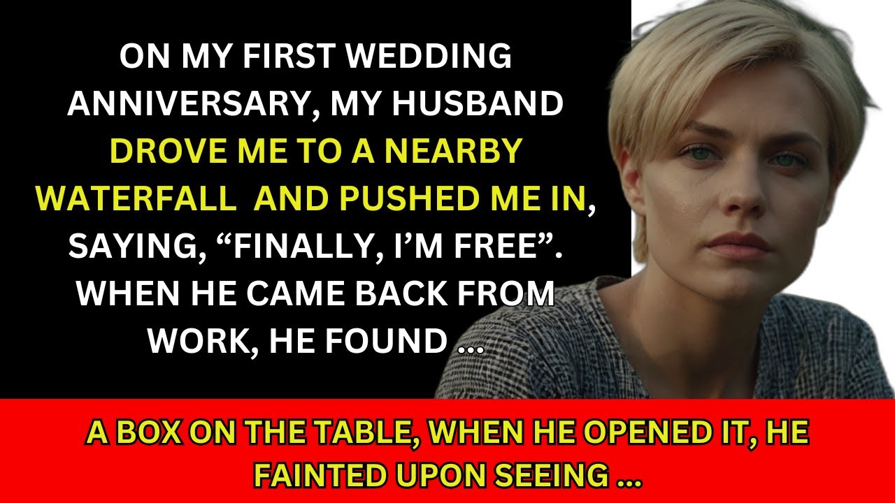 On my first wedding anniversary, my husband drove me to a nearby waterfall and pushed me in, saying