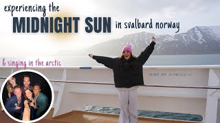Cruise to Svalbard Norway! Midnight Sun + a show | Cruise Ship Performer 🛳️🌟