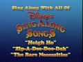 Disney S Sing Along Songs Promo