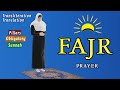 How to Pray Fajr prayer for women step by step - subtitle EN/AR