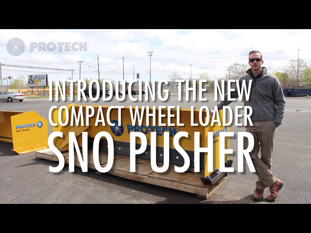 Compact Wheel Loader Sno Pusher Overview