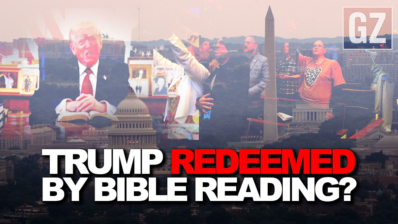 'God chose Trump': president reads Scripture at MAGA Bible marathon