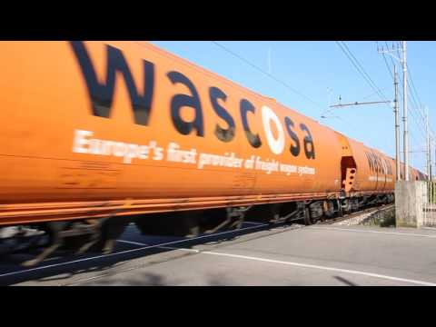 TRENI & TRANSITI 2016 - MRI Villa Opicina Verona P.Vescovo. La passerella delle tramogge Wascosa