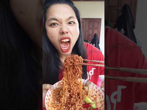 ใครกินเผ็ดได้มากกว่านี้บ้าง #กินโชว์ #มาม่าเผ็ด #มาม่าเผ็ดเกาหลี #ปลาทำไร