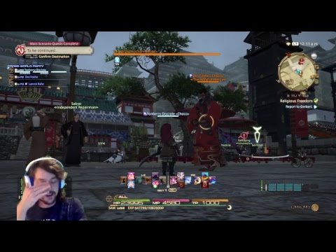 Final Fantasy XIV - Samurai lvl 68 job quest/Roulette