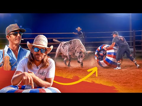 Testing A Clown Barrel with JB Mauney's Bulls - Rodeo Time 439