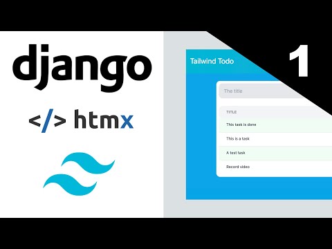 Django, Htmx and Tailwind Todo Application thumbnail