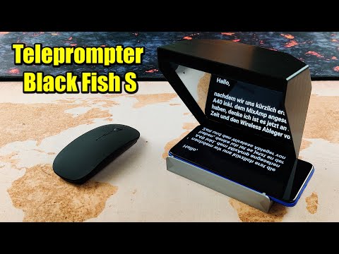 Teleprompter Black Fish S | was für eine Erleichterung!!!