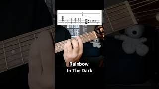 Rainbow In The Dark Dio Guitar Tutorial