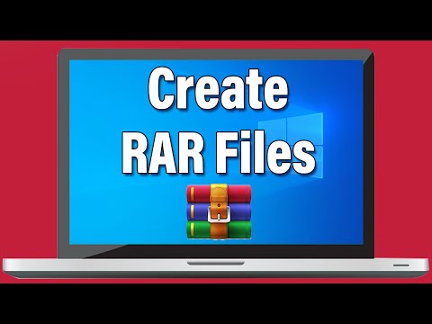 How To Create RAR Files 2022 | Make RAR Files | Extract, Open RAR Files