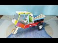 How To Make Macthbox Tuk Tuk Loading Rickshaw At Home Diy Cargo Auto Rickshaw Toy Dc Motor Auto