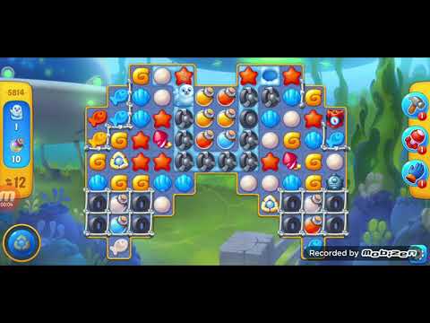 fishdom gameplay / level 5814 / It is like the ads? / thank you