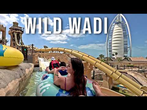 Waterslides at Wild Wadi Waterpark in Jumeirah, Dubai