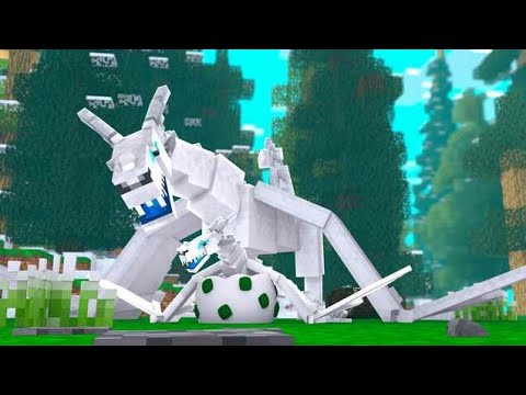 Minecraft - DRAGÃO BEBÊ DA NEVE !  - COMO TREINAR SEU DRAGÃO 2 Ep 22 ‹ LOKI ›