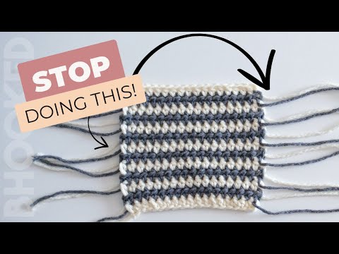 STOP Weaving In Ends Forever?!