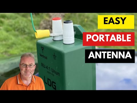 Ham Radio: Simple  HF Portable Multi-Band Antenna