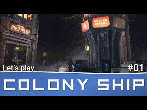 Wilder Westen im Weltall | Let's play Colony Ship #01 | Demo | Gameplay auf deutsch
