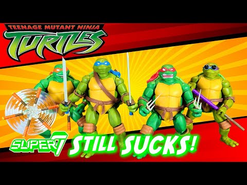Super7 Still SUCKS! - Teenage Mutant Ninja Turtles 2003 Review - Better But Not Good