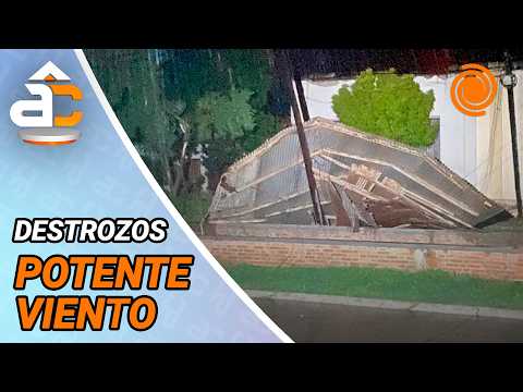 Feroz tormenta causó destrozos en Coronel Moldes: reportaron voladuras de techos de casas