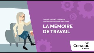 La mémoire de travail - Cerveau animé - Membres de l'entourage