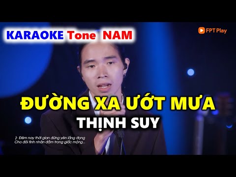 [Karaoke] Đường Xa Ướt Mưa - Thịnh Suy - Cover - Giao Lộ Thời Gian Show