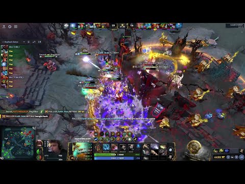 Wombo Combo Boundless Strike into Earthsplitter, Team Secret vs PSG.LGD, TI 10 Upper Bracket Game 2