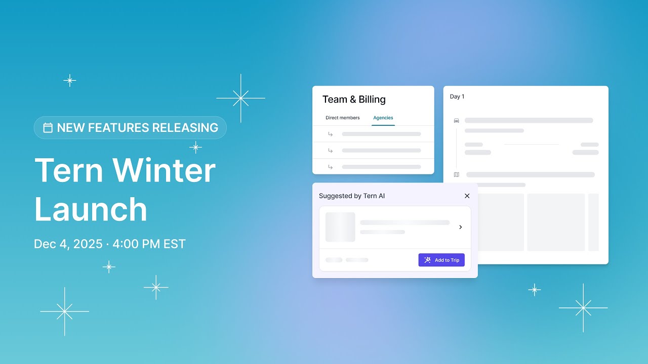Tern's Winter Webinar Launch