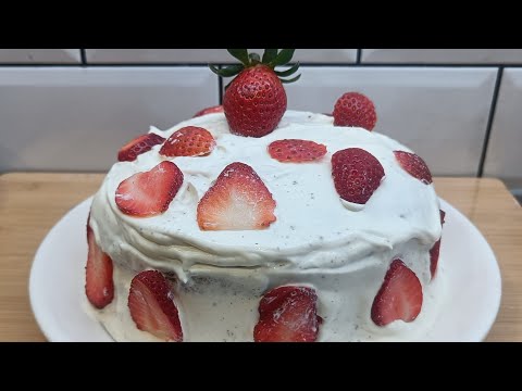 🍫 🍓Wheat flour Strawberry Chocolate Delight Cake 🍓🍫