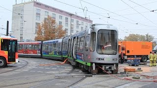 TW 2000-Entgleisung am Gehaplatz - 31.10.2015
