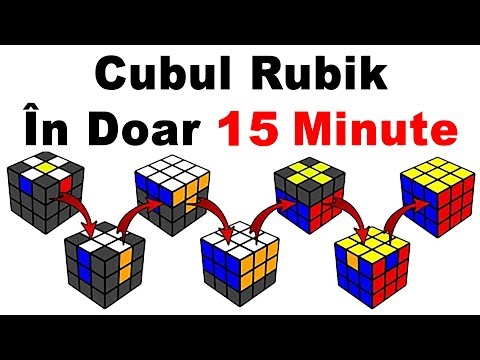 Invata sa rezolvi Cubul Rubik in 15 MINUTE (Solutie Metoda Incepatori) #jucarii #jucariicopii