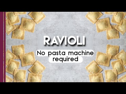 How to make Ravioli from scratch without pasta machine | Italian recipe