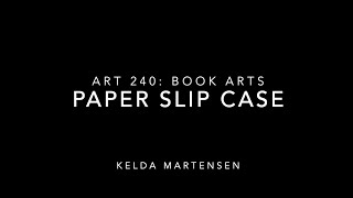 Paper Slip Case DEMO