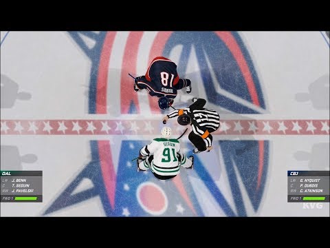 NHL 20 - Columbus Blue Jackets vs Dallas Stars - Gameplay (PS4 HD) [1080p60FPS]