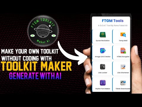 FTGM Toolkit Maker Ai | Generate Pro Toolkit Without Coding 
