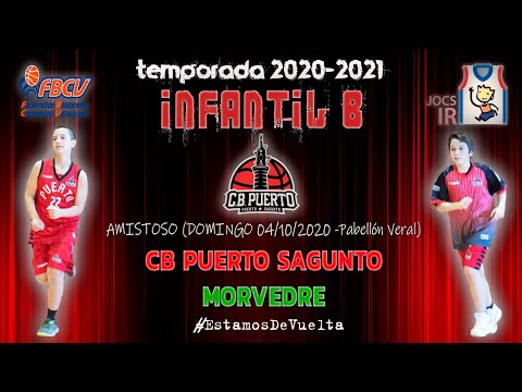 Videoresumen Infantil B Cb Puerto Sagunto - Morvedre (AMISTOSO 20-21)