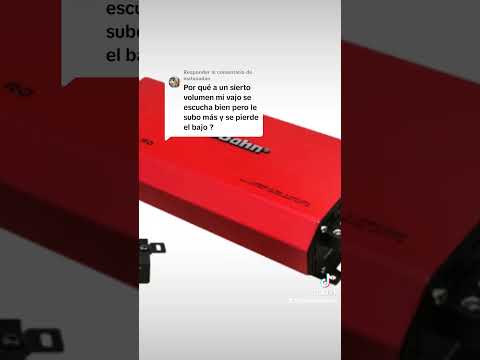 Porque se escucha meno mi bajo cuando le subo al estéreo #amplificador  #subwoofer  #estéreo