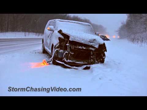 4/18/2013 Stearns County, MN Winter Storm B-Roll