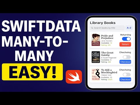 SwiftData Many-to-Many Relationships — Easy Step-by-Step Guide