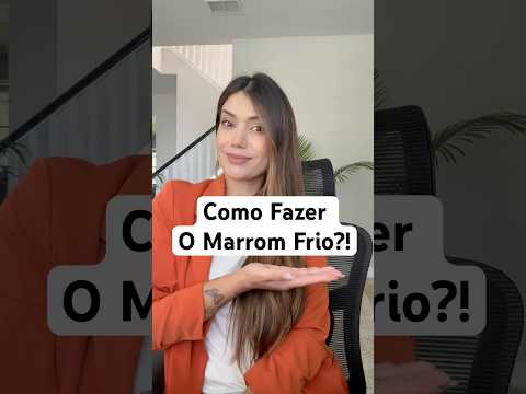 How to make Cool Brown hair?? Take advantage and subscribe here on the channel