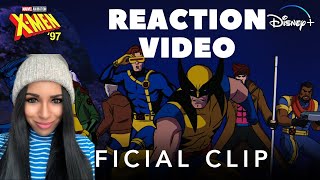 Marvel Animation's X-Men '97-  Official Clip 'Fighting The Sentinels **REACTION VIDEO!**