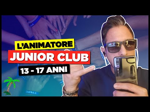 L'animatore JUNIOR CLUB IDOLO DEI TEENAGERS