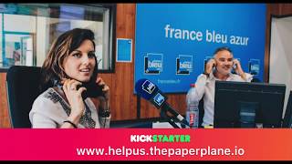 Paperplane on French National Radio | EN DIRECT FRANCE BLEU AZUR