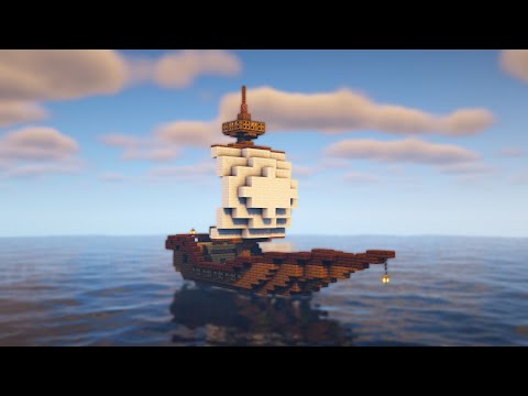 Minecraft | How to Build a Medieval Ship | Build Tutorial