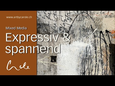 Expressive Mixed Media Malerei | abstrakt und doch mit viel Raum für Interpretationen