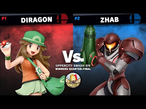 UpperCity Smash XIV - Diragon (Pokemon Trainer, Palutena) vs Zhab (Samus) - Winners Quarter-Final.