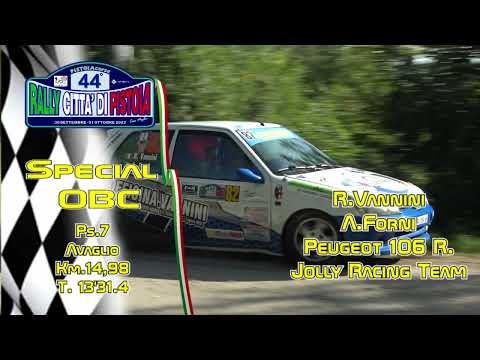 rally pistoia 2023 obc vannini forni ps7 avaglio