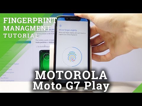 How to Set Up Fingerprint in MOTOROLA Moto G7 Play - Add Screen Lock