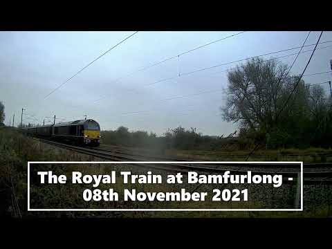 The Royal Train at Bamfurlong - 08th November 2021