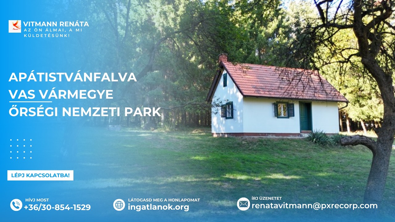 Eladó nyaraló, Apátistvánfalva 1 szoba 45 m² 36.9 M Ft